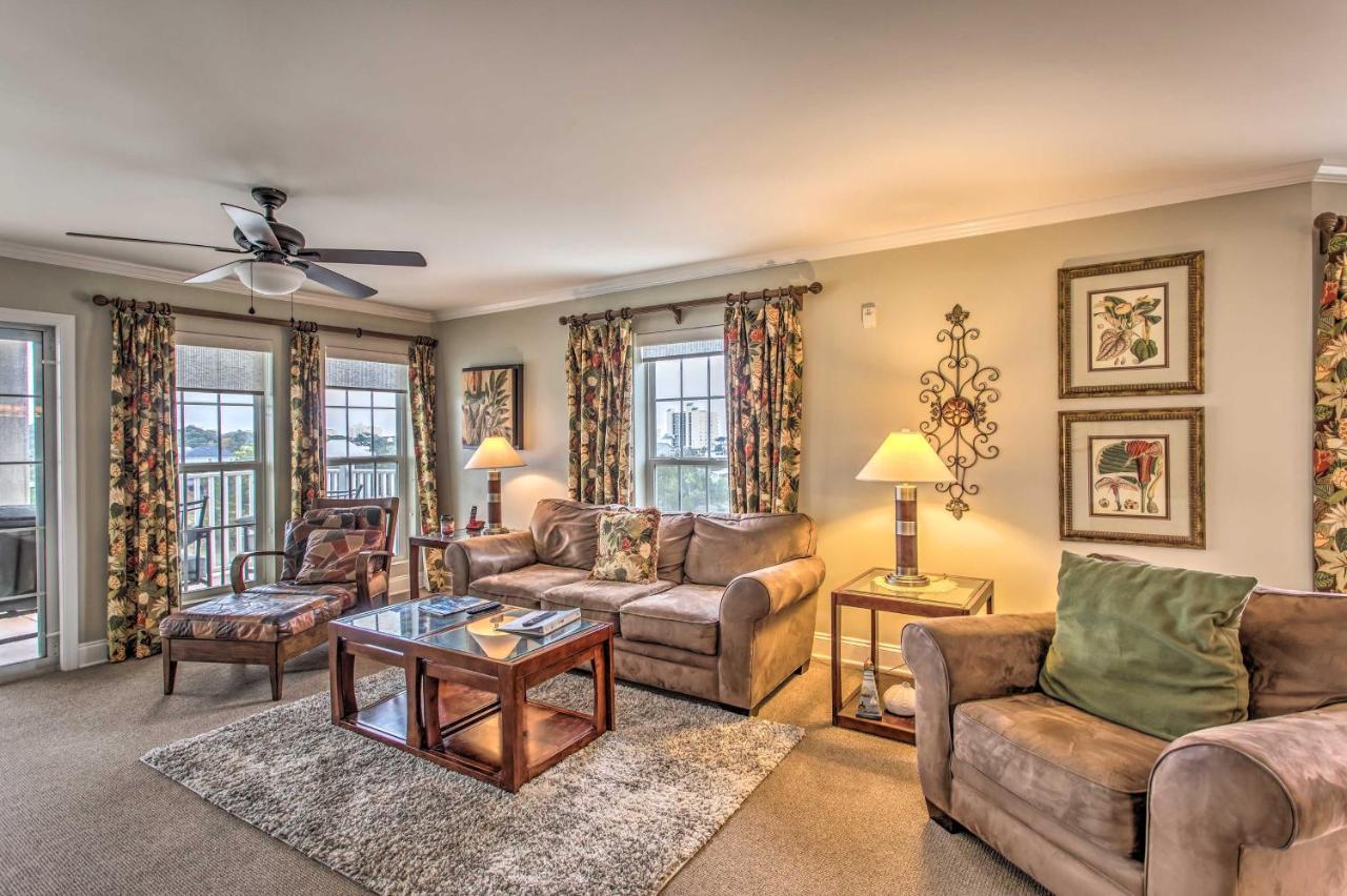 North Myrtle Beach Condo With Views Walk To Beach! Eksteriør billede